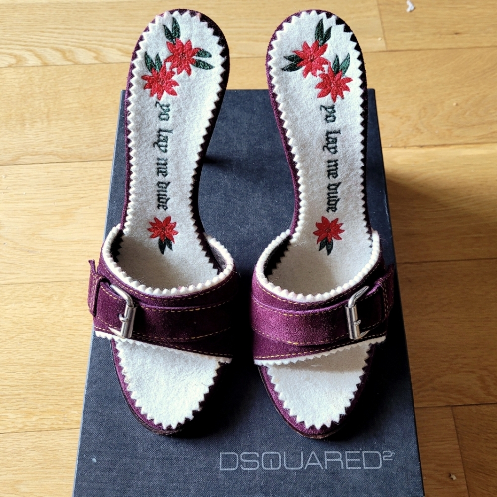 DSquared2 Velour Sandals